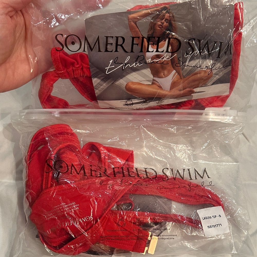 Somerfield Swim Metallic Poppy Bikini